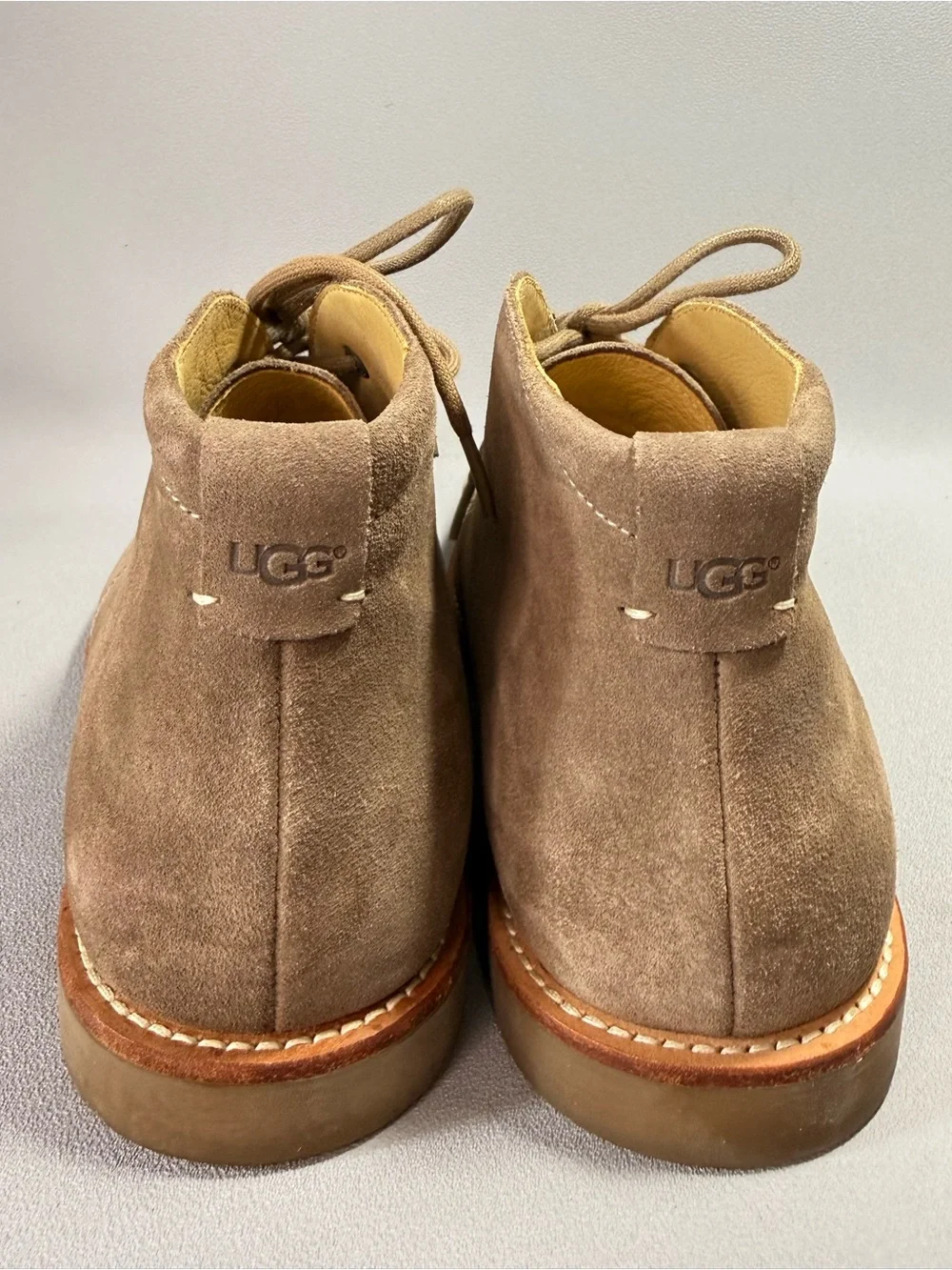 UGG Lungarno Taupe Suede Chukka Boots
